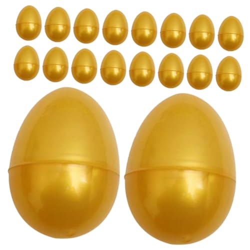 FUNOMOCYA 24 Stück Teiliges Goldene Kunststoff eier Wiederbefüllbar Kreative Verpackung für Süßigkeiten und Geschenke für Ostern Kinderpartys DIY Basteln und Festliche Dekoration FUNOMOCYA 24 Stück Teiliges Goldene Kunststoff eier Wiederbefüllbar Kreative Verpackung für Süßigkeiten und Geschenke für Ostern Kinderpartys DIY Basteln und Festliche Dekoration von FUNOMOCYA