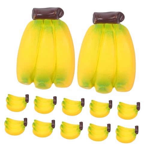 FUNOMOCYA 24 Stück Teiliges Miniatur Bananen aus Kunstharz Realistische Mini Früchte für Puppenhaus Küche und Esszimmer Lebendige Dekoration für DIY Projekte und Mikro Szenen FUNOMOCYA 24 Stück Teiliges Miniatur Bananen aus Kunstharz Realistische Mini Früchte für Puppenhaus Küche und Esszimmer Lebendige Dekoration für DIY Projekte und Mikro Szenen von FUNOMOCYA
