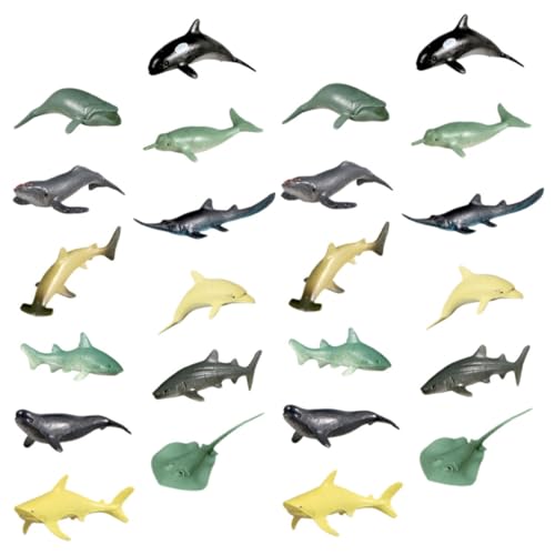 FUNOMOCYA 24 Stück Teiliges Realistische Simulation Meeresbewohner Miniatur Figuren aus Sicherem PVC Detailgetreue Ozeantier Modelle für Sammler Dekoration und Lernspielzeug FUNOMOCYA 24 Stück Teiliges Realistische Simulation Meeresbewohner Miniatur Figuren aus Sicherem PVC Detailgetreue Ozeantier Modelle für Sammler Dekoration und Lernspielzeug von FUNOMOCYA
