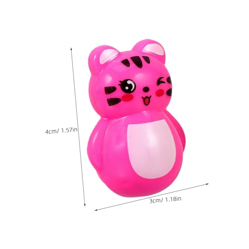 FUNOMOCYA 24 Stück Teiliges Stehauf Bunte Miniatur Tumbler Montessori Langlebig Reizvoll als Schreibtisch Dekoration für Geburtstag und Kindergarten von FUNOMOCYA