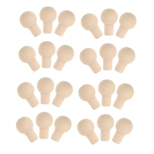 FUNOMOCYA 24 Stück Vintage Schrankgriffe Glatte Oberfläche Langlebig für DIY Basteln und Miniatur Dekoration von FUNOMOCYA