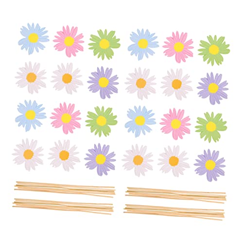 FUNOMOCYA 24Stücke Blumen Kuchen Dekorationen für Party Kucheneinsatz Picks aus Lebensmittelechtem Material für Geburtstagsfeiern und Hochzeiten Farbenfrohe FUNOMOCYA 24Stücke Blumen Kuchen Dekorationen für Party Kucheneinsatz Picks aus Lebensmittelechtem Material für Geburtstagsfeiern und Hochzeiten Farbenfrohe von FUNOMOCYA