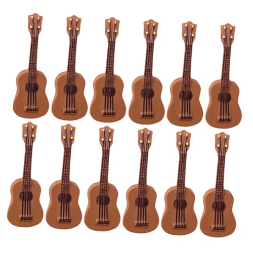 FUNOMOCYA 25 Stück Teiliges Miniatur Gitarren aus Bruchfestem Harz Realistisch Gestaltete Kleine Gitarren Deko für Puppenhaus Kompakt und Vielseitig als Mini Instrumenten Dekoration FUNOMOCYA 25 Stück Teiliges Miniatur Gitarren aus Bruchfestem Harz Realistisch Gestaltete Kleine Gitarren Deko für Puppenhaus Kompakt und Vielseitig als Mini Instrumenten Dekoration von FUNOMOCYA