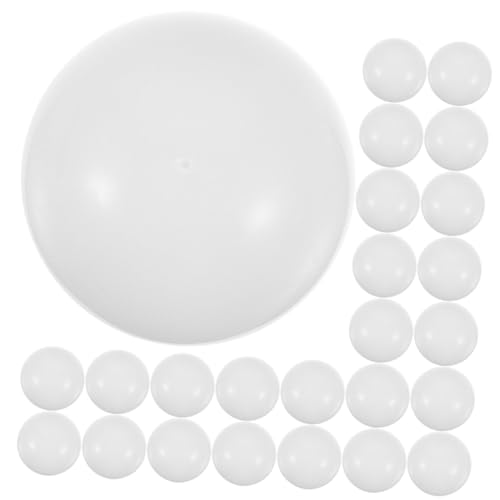 FUNOMOCYA 25 Stück Teiliges Weiße Aufklappbare Tombola bälle zum Befüllen Leichte Raffle Balls für Partyspiele Gewinnziehungen und Unterhaltung bei Feierlichkeiten von FUNOMOCYA
