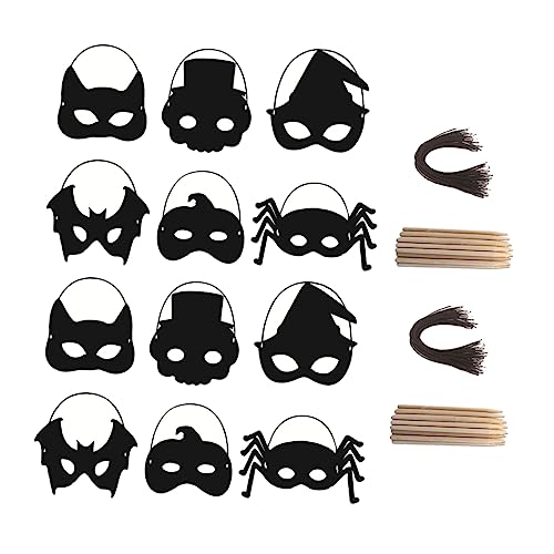 FUNOMOCYA 28 Stück Teiliges Halloween Kratzpapier Masken DIY Bastelset für Bunte Scratch Masken zum Selbstgestalten für Halloween Party Kostüm und Kindergeburtstagsspiele FUNOMOCYA 28 Stück Teiliges Halloween Kratzpapier Masken DIY Bastelset für Bunte Scratch Masken zum Selbstgestalten für Halloween Party Kostüm und Kindergeburtstagsspiele von FUNOMOCYA