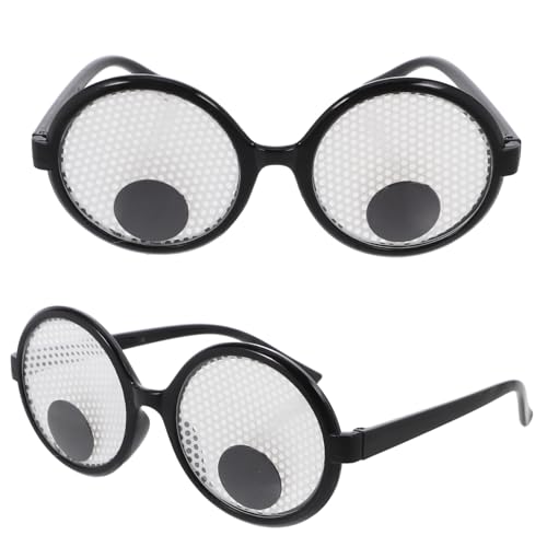 FUNOMOCYA 2Stücke Rotierende Augenbrille Lustige Kostüm Requisiten für Erwachsene Foto Requisite für Karneval Halloween Partys Cosplay Events FUNOMOCYA 2Stücke Rotierende Augenbrille Lustige Kostüm Requisiten für Erwachsene Foto Requisite für Karneval Halloween Partys Cosplay Events von FUNOMOCYA