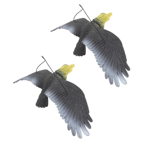 FUNOMOCYA 2 Stück Simulierter Adler Vogelvertreiber Filigranes Gartenornament Ausgewähltes Material Für Wissenschafts Und Lernspielzeug von FUNOMOCYA