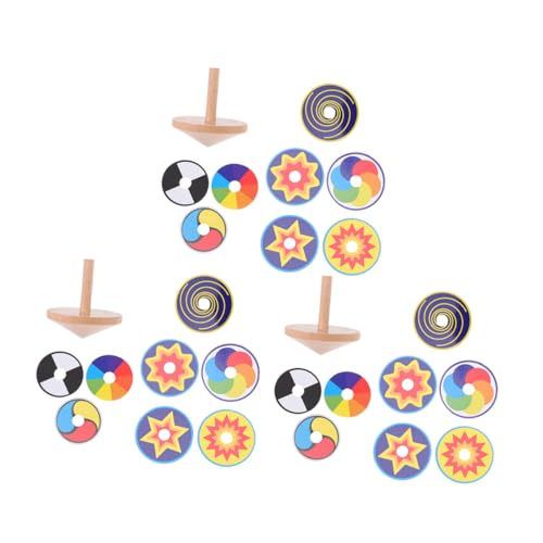 FUNOMOCYA 3 Sätze Bunte Holzkreisel für Langlebiges Gyroskop aus Holz Lustige mit Farbenfrohen Designs Vielseitig als für Jungen und Mädchen FUNOMOCYA 3 Sätze Bunte Holzkreisel für Langlebiges Gyroskop aus Holz Lustige mit Farbenfrohen Designs Vielseitig als für Jungen und Mädchen von FUNOMOCYA