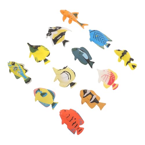 FUNOMOCYA 3 Sätze Miniatur Tropische Fischfiguren Kunststoff Spielzeugfische Realistische Meerestiere Badespielzeug Aquarium Dekorationen Kreatives Sammelset FUNOMOCYA 3 Sätze Miniatur Tropische Fischfiguren Kunststoff Spielzeugfische Realistische Meerestiere Badespielzeug Aquarium Dekorationen Kreatives Sammelset von FUNOMOCYA