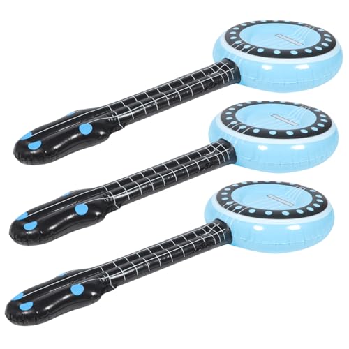 FUNOMOCYA 3 Stück Aufblasbare Musikinstrumente PVC Banjo für Bühnenrequisiten Leichte Bunte Party Deko Musikfans Ab Jahren FUNOMOCYA 3 Stück Aufblasbare Musikinstrumente PVC Banjo für Bühnenrequisiten Leichte Bunte Party Deko Musikfans Ab Jahren von FUNOMOCYA