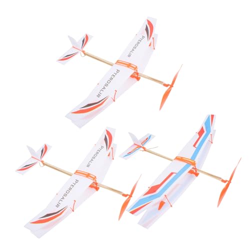 FUNOMOCYA 3 Stück Gummiband Flugzeugspielzeug für Modell Segelflugzeug mit Gummibandantrieb Leichtes Robustes Flugzeugmodell für Schüler zum Werfen Freien Zufällige Farbe Zufällige Farbe FUNOMOCYA 3 Stück Gummiband Flugzeugspielzeug für Modell Segelflugzeug mit Gummibandantrieb Leichtes Robustes Flugzeugmodell für Schüler zum Werfen Freien Zufällige Farbe Zufällige Farbe von FUNOMOCYA