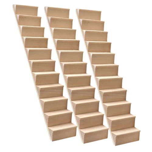 FUNOMOCYA 3 Stück Maßstab Mini Haustreppe ohne Handlauf Vorgefertigte Puppenhaus treppen für Puppenhaus zubehör Stabile DIY Treppe für Miniatur szenerien und Dekoration FUNOMOCYA 3 Stück Maßstab Mini Haustreppe ohne Handlauf Vorgefertigte Puppenhaus treppen für Puppenhaus zubehör Stabile DIY Treppe für Miniatur szenerien und Dekoration von FUNOMOCYA