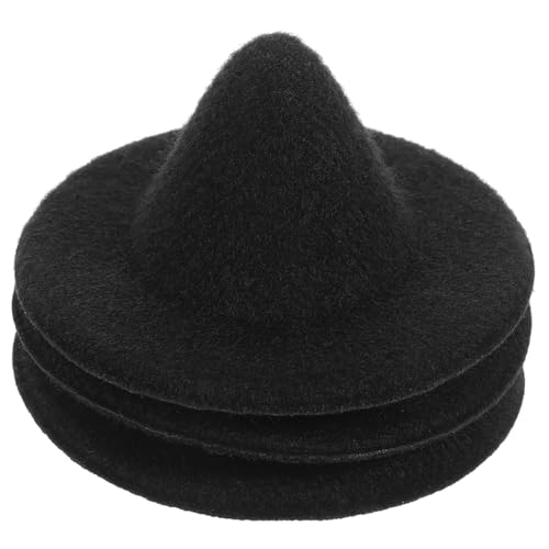FUNOMOCYA 3 Stück Mini Hexenhüte aus Stabilem Material Leichte DIY Puppenhaus Dekoration Kleine Schwarze Filzhüte für Puppen Haustiere und Halloween Bastelprojekte FUNOMOCYA 3 Stück Mini Hexenhüte aus Stabilem Material Leichte DIY Puppenhaus Dekoration Kleine Schwarze Filzhüte für Puppen Haustiere und Halloween Bastelprojekte von FUNOMOCYA