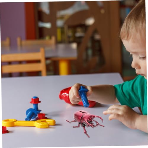 FUNOMOCYA 3 Stück Realistische Aufziehkrabben Bunte Mechanische Insektenfiguren ohne Batterien für Kreative Täuschend Echte Nachbildung Halloween und Aprilscherz Dekoration von FUNOMOCYA