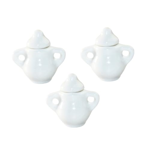 FUNOMOCYA 3 Stück Spielküche Accessoires Detailgetreue Mini Zuckerdosen für Spielgeschirr und DIY Dekoration FUNOMOCYA 3 Stück Spielküche Accessoires Detailgetreue Mini Zuckerdosen für Spielgeschirr und DIY Dekoration von FUNOMOCYA