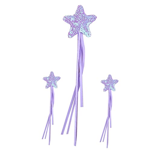 FUNOMOCYA 3 Stück Sternförmige Glitzernde Feenstäbe mit Bändern für Geburtstagsfeier Partydekoration und Rollenspiel FUNOMOCYA 3 Stück Sternförmige Glitzernde Feenstäbe mit Bändern für Geburtstagsfeier Partydekoration und Rollenspiel von FUNOMOCYA
