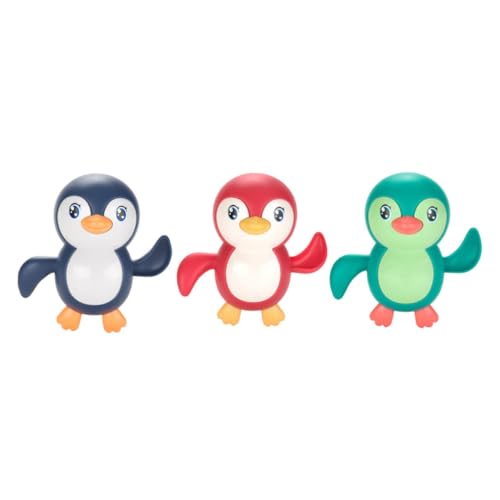 FUNOMOCYA 3 Stück Teiliges Badespielzeug Pinguin Schwimm und Krabbelspielzeug für Junge Mädchen Schwimmende Wasserspielzeuge in Blau Grün Rot Kindersicheres Badewannenspielzeug für Jungen FUNOMOCYA 3 Stück Teiliges Badespielzeug Pinguin Schwimm und Krabbelspielzeug für Junge Mädchen Schwimmende Wasserspielzeuge in Blau Grün Rot Kindersicheres Badewannenspielzeug für Jungen von FUNOMOCYA