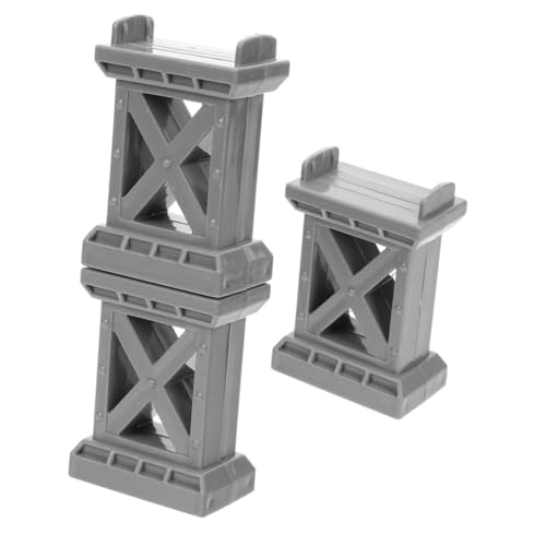 FUNOMOCYA 3 Stück Teiliges Eisenbahn Brückenpfeiler Stapelbares Simulationsspielzeug Detailreiches DIY Brückenmodell Robustes Gleis Zubehör für Modellbahnen FUNOMOCYA 3 Stück Teiliges Eisenbahn Brückenpfeiler Stapelbares Simulationsspielzeug Detailreiches DIY Brückenmodell Robustes Gleis Zubehör für Modellbahnen von FUNOMOCYA
