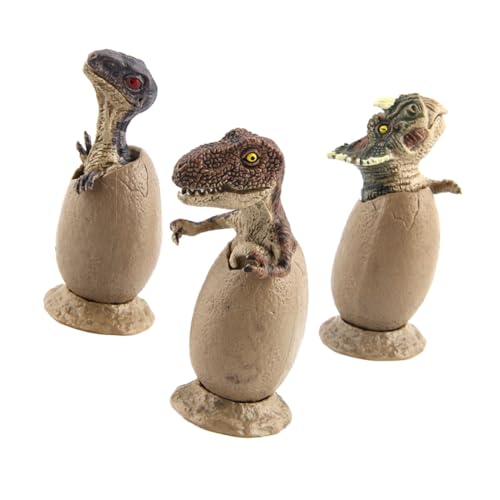 FUNOMOCYA 3 Stück Teiliges Halbschlüpfende Dinosaurier Eier Modelle Realistische Dinosaurierfiguren aus Gebrochenen Schalen Detailreiche Deko für Kinderzimmer und Sammler Geschenk für FUNOMOCYA 3 Stück Teiliges Halbschlüpfende Dinosaurier Eier Modelle Realistische Dinosaurierfiguren aus Gebrochenen Schalen Detailreiche Deko für Kinderzimmer und Sammler Geschenk für von FUNOMOCYA