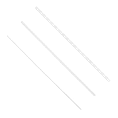 FUNOMOCYA 3 Stück Teiliges Holzleisten für Puppenhäuser Strapazierfähige Dekorative Holzleisten mit Glatten Kanten Vielseitige Sockelleisten und Zierleisten für DIY Miniaturmöbel und von FUNOMOCYA