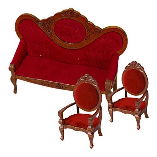 FUNOMOCYA 3 Stück Teiliges Miniatursofa Set für Puppenhaus Elegantes Sofa mit Sessel für DIY Wohnraumdekoration Hochwertige Puppenmöbel für Kreative Spielideen FUNOMOCYA 3 Stück Teiliges Miniatursofa Set für Puppenhaus Elegantes Sofa mit Sessel für DIY Wohnraumdekoration Hochwertige Puppenmöbel für Kreative Spielideen von FUNOMOCYA