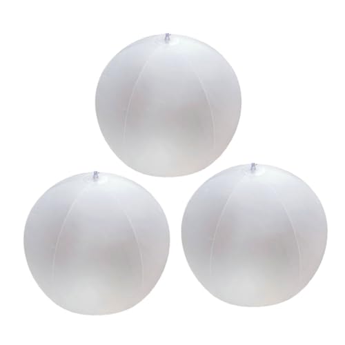 FUNOMOCYA 3 Stück Teiliges PVC Aufblasbare Strandbälle Frosted Leichte Dekorative Bälle für Strandpartys Hochzeiten Pooldekorationen Fotorequisiten Vielseitig Einsetzbar FUNOMOCYA 3 Stück Teiliges PVC Aufblasbare Strandbälle Frosted Leichte Dekorative Bälle für Strandpartys Hochzeiten Pooldekorationen Fotorequisiten Vielseitig Einsetzbar von FUNOMOCYA