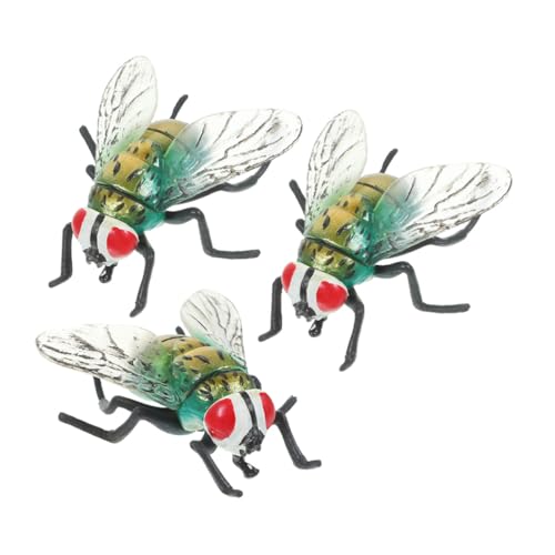 FUNOMOCYA 3 Stück Teiliges Realistische Grüne Plastikfliegen Modellspielzeug Naturgetreue Insektenfiguren mit Langlebiger Farbqualität Vielseitig für Dekoration Fotografie und Halloween-deko FUNOMOCYA 3 Stück Teiliges Realistische Grüne Plastikfliegen Modellspielzeug Naturgetreue Insektenfiguren mit Langlebiger Farbqualität Vielseitig für Dekoration Fotografie und Halloween-deko von FUNOMOCYA