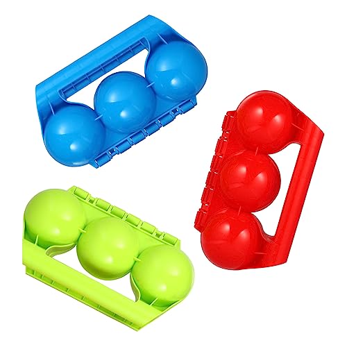 FUNOMOCYA 3 Stück Teiliges Schneeballformer aus Dickem Kunststoff Sicher mit Glatten Kanten Bunte Outdoor Spielzeuge für Winter Schneeballschlachten Frostschutzfreundlich Zufällige Farbe FUNOMOCYA 3 Stück Teiliges Schneeballformer aus Dickem Kunststoff Sicher mit Glatten Kanten Bunte Outdoor Spielzeuge für Winter Schneeballschlachten Frostschutzfreundlich Zufällige Farbe von FUNOMOCYA