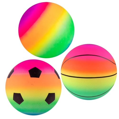 FUNOMOCYA 3 Stück Teiliges Spielbälle für Bouncing Balls für Kindergarten Zuhause und Schule Fördert Geschicklichkeit und Hand Auge Koordination FUNOMOCYA 3 Stück Teiliges Spielbälle für Bouncing Balls für Kindergarten Zuhause und Schule Fördert Geschicklichkeit und Hand Auge Koordination von FUNOMOCYA