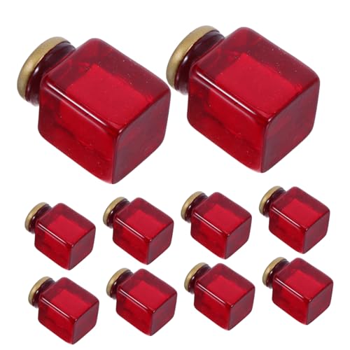 FUNOMOCYA 30 Stück Miniature Jam Jars aus Robustem Resin Realistische Lebensmittel für Puppenhaus Küche Detailreiche Deko mit Deckeln Vielseitig für Fotografie und Kleine Wohnlandschaften von FUNOMOCYA