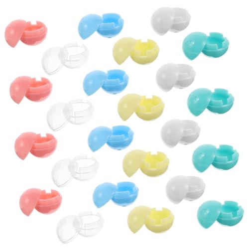 FUNOMOCYA 30 Stück Teiliges Mini Rundkapseln aus Klarem Kunststoff Wiederverwendbare Vending Machine Kapseln Transparente Behälter Party Favor Boxen für Süßigkeiten FUNOMOCYA 30 Stück Teiliges Mini Rundkapseln aus Klarem Kunststoff Wiederverwendbare Vending Machine Kapseln Transparente Behälter Party Favor Boxen für Süßigkeiten von FUNOMOCYA
