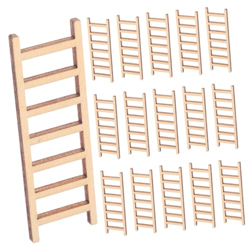 FUNOMOCYA 30 Stück Teiliges Miniatur Holzleiter Dekorative Kleine Leiter aus Holz Platzsparendes Design für Bonsai Dekor Puppenhaus DIY Mikro-Szene Accessoires FUNOMOCYA 30 Stück Teiliges Miniatur Holzleiter Dekorative Kleine Leiter aus Holz Platzsparendes Design für Bonsai Dekor Puppenhaus DIY Mikro-Szene Accessoires von FUNOMOCYA