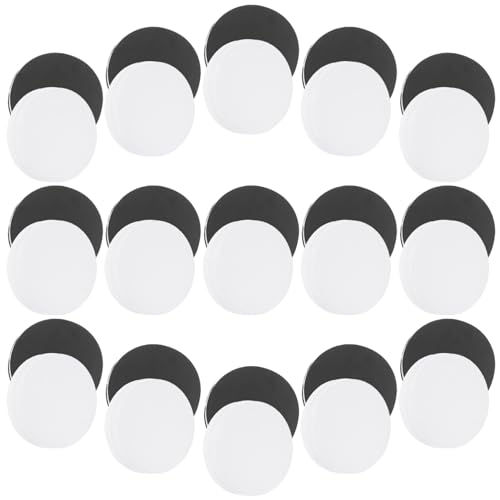 FUNOMOCYA 30 Stück Teiliges Schachspiel Ersatzspielsteine Monochrom Rundes Design Leicht Tragbar für Brettspiele und Party Zubehör von FUNOMOCYA