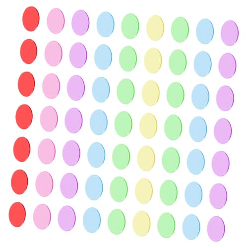 FUNOMOCYA 300 Stück Teiliges Transparentes Bingo Zählchips aus Hochwertigem Kunststoff Farbige Spielchips für Mathe Spiele und Belohnung Langlebig Leicht Formstabil Zufällige Farbe FUNOMOCYA 300 Stück Teiliges Transparentes Bingo Zählchips aus Hochwertigem Kunststoff Farbige Spielchips für Mathe Spiele und Belohnung Langlebig Leicht Formstabil Zufällige Farbe von FUNOMOCYA