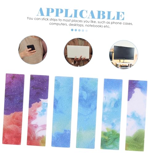 FUNOMOCYA 36 Stück Teiliges Sensorische Aufkleber mit Rauer Elastischer Textur Beruhigende Stress Streifen für Erwachsene und Stark Haftende Abnutzungsresistente Sticker für Handy Notebook FUNOMOCYA 36 Stück Teiliges Sensorische Aufkleber mit Rauer Elastischer Textur Beruhigende Stress Streifen für Erwachsene und Stark Haftende Abnutzungsresistente Sticker für Handy Notebook von FUNOMOCYA