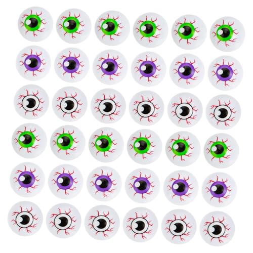 FUNOMOCYA 36 Teiliges Halloween Augäpfel Bunte Hohle Plastikaugen Gruselige Partydekoration für Innenbereiche Kreatives und Gruselige Halloween Requisiten für Festival und Raumdeko FUNOMOCYA 36 Teiliges Halloween Augäpfel Bunte Hohle Plastikaugen Gruselige Partydekoration für Innenbereiche Kreatives und Gruselige Halloween Requisiten für Festival und Raumdeko von FUNOMOCYA