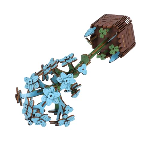 FUNOMOCYA 3D Blumenmodell Bastelset Holzpflanze Montagespielzeug Künstlicher Hyazinthenstrauß Holzkunst Montageset 3D Blumentopf Puzzle Aus Holz Desktop Topfhyazinthen Set FUNOMOCYA 3D Blumenmodell Bastelset Holzpflanze Montagespielzeug Künstlicher Hyazinthenstrauß Holzkunst Montageset 3D Blumentopf Puzzle Aus Holz Desktop Topfhyazinthen Set von FUNOMOCYA