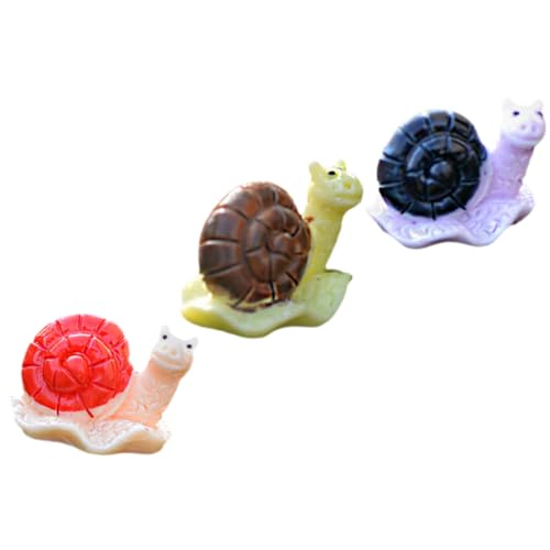 FUNOMOCYA 3Stücke Schneckenfiguren Robustem Material Realistische Simulationstier Dekoration für Garten Party und Pädagogisches Modell zur Kindlichen von FUNOMOCYA