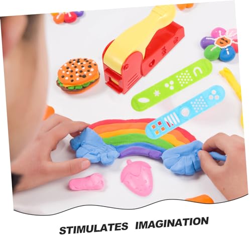 FUNOMOCYA 4 STÜCKE Knete Werkzeug Set Teilig Bunte DIY Modellierwerkzeuge aus Sicherem Kunststoff Kreatives Knetset für Mädchen Jungen Fördert Fantasie und Frühes Lernen für Zuhause und FUNOMOCYA 4 STÜCKE Knete Werkzeug Set Teilig Bunte DIY Modellierwerkzeuge aus Sicherem Kunststoff Kreatives Knetset für Mädchen Jungen Fördert Fantasie und Frühes Lernen für Zuhause und von FUNOMOCYA