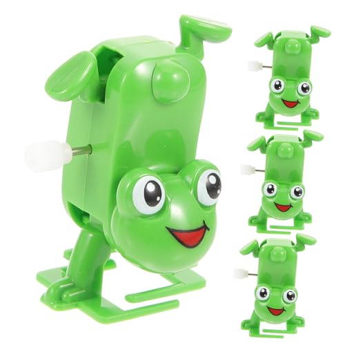 FUNOMOCYA 4 Stück Aufziehspielzeug Frosch aus Hochwertigem Kunststoff Langlebige mechanische Spielzeuge für Einfach zu Bedienen als Geschenk und Dekoration Glatte Oberfläche Sichere FUNOMOCYA 4 Stück Aufziehspielzeug Frosch aus Hochwertigem Kunststoff Langlebige mechanische Spielzeuge für Einfach zu Bedienen als Geschenk und Dekoration Glatte Oberfläche Sichere von FUNOMOCYA