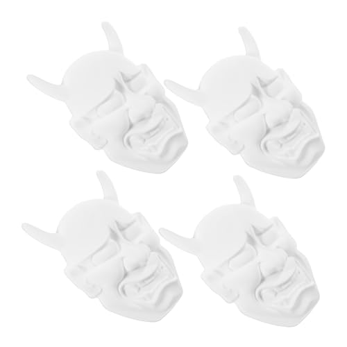 FUNOMOCYA 4 Stück DIY PVC Masken zum Bemalen Masquerade Kostüm Masken Weiß Blanko für Fasching Karneval Geburtstag Party FUNOMOCYA 4 Stück DIY PVC Masken zum Bemalen Masquerade Kostüm Masken Weiß Blanko für Fasching Karneval Geburtstag Party von FUNOMOCYA
