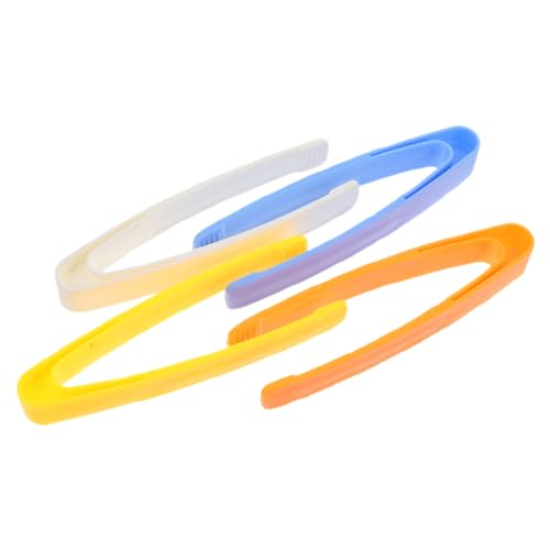FUNOMOCYA 4 Stück Feinmotorik Pinzetten Teilig Kunststoff Kompakt Ergonomisch für Lernspielzeug Montessori Sortierspielzeug Praktische Greifhilfe Vielseitig für Basteln und Outdoor von FUNOMOCYA