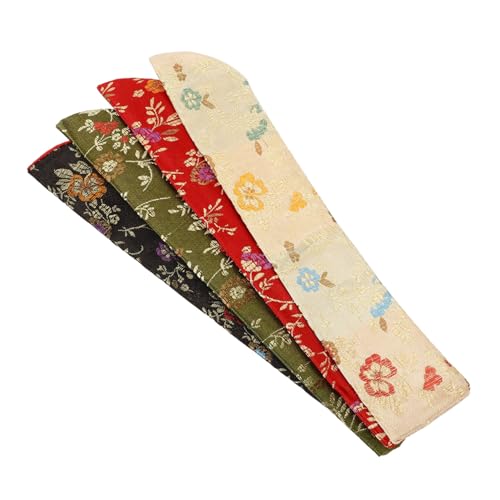 FUNOMOCYA 4 Stück Japanischer Stil Faltbarer Handfächer Tasche Teilig Doppellagige Langlebige Fächerhülle aus Eleganter Handfächerhalter für Hochzeit Party und Geschenke Kompakte FUNOMOCYA 4 Stück Japanischer Stil Faltbarer Handfächer Tasche Teilig Doppellagige Langlebige Fächerhülle aus Eleganter Handfächerhalter für Hochzeit Party und Geschenke Kompakte von FUNOMOCYA