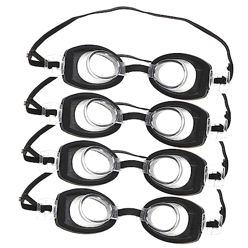 FUNOMOCYA 4 Stück Miniatur Schwimmbrille Teiliges Puppenzubehör für DIY Bastelprojekte Modisch und Praktisch als für Puppendekoration Zufällige Farbe von FUNOMOCYA
