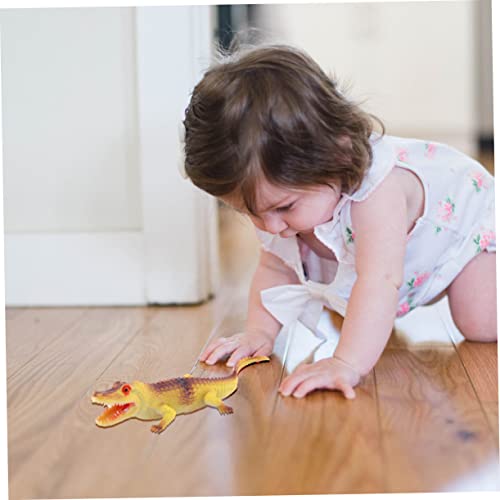 FUNOMOCYA 4 Stück Realistisches Alligator Teiliges Mini Tierfiguren für Ab Jahren Pädagogisches Krokodilmodell zur Frühkindlichen Buntes Lernspielzeug für Jungen und Mädchen FUNOMOCYA 4 Stück Realistisches Alligator Teiliges Mini Tierfiguren für Ab Jahren Pädagogisches Krokodilmodell zur Frühkindlichen Buntes Lernspielzeug für Jungen und Mädchen von FUNOMOCYA