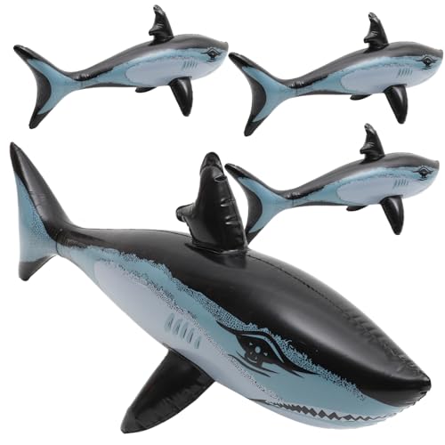 FUNOMOCYA 4 Stück Teiliges Aufblasbares Großes Schwimmendes Pool Deko Leichtes Wasserspielzeug für Geburtstagsparty Realistisches Design für Strand und Garten von FUNOMOCYA
