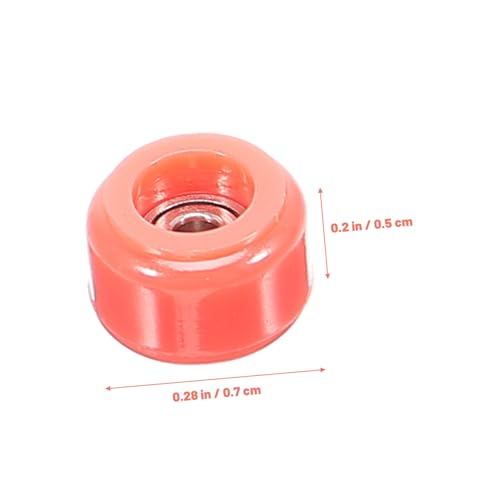 FUNOMOCYA 4 Stück Teiliges Finger Skateboard Roller mit Hochgeschwindigkeitslagern Edukatives Fingerspielzeug für Stressabbau und Kreative Fingerspitzenbewegung als Geschenk für Erwachsene von FUNOMOCYA