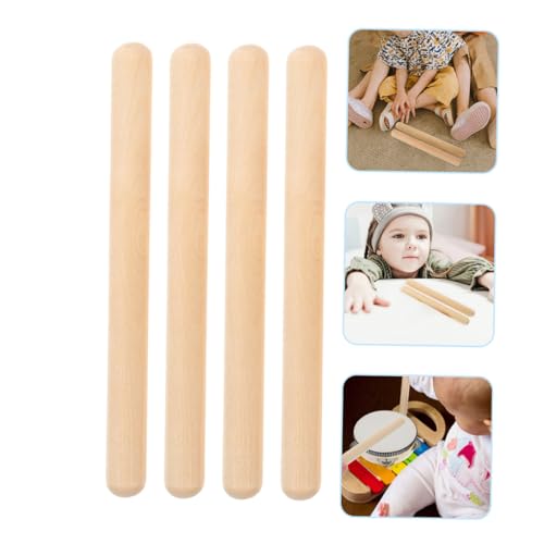 FUNOMOCYA 4 Stück Teiliges Holz Rhythmus Schlaginstrument für Stabile Percussion Sticks Praktisch und Tragbar Fördert Musikalische Kreativität und Rhythmusgefühl FUNOMOCYA 4 Stück Teiliges Holz Rhythmus Schlaginstrument für Stabile Percussion Sticks Praktisch und Tragbar Fördert Musikalische Kreativität und Rhythmusgefühl von FUNOMOCYA