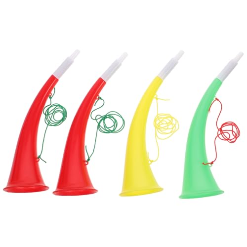 FUNOMOCYA 4 Stück Teiliges Hornspielzeug Ox Horn Design Glatte Oberfläche Sanfter Klang Kinderfreundlich Dekorativ als Sport Jubel Requisite Farblich Sortiert Robust und Zufällige Farbe FUNOMOCYA 4 Stück Teiliges Hornspielzeug Ox Horn Design Glatte Oberfläche Sanfter Klang Kinderfreundlich Dekorativ als Sport Jubel Requisite Farblich Sortiert Robust und Zufällige Farbe von FUNOMOCYA