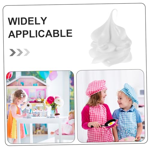 FUNOMOCYA 4 Stück Teiliges Künstliche Eiskugeln Realistische Eiscreme Dekorationen DIY Eiscreme Topper für Kuchen Ladendeko Fotorequisite Weiß FUNOMOCYA 4 Stück Teiliges Künstliche Eiskugeln Realistische Eiscreme Dekorationen DIY Eiscreme Topper für Kuchen Ladendeko Fotorequisite Weiß von FUNOMOCYA